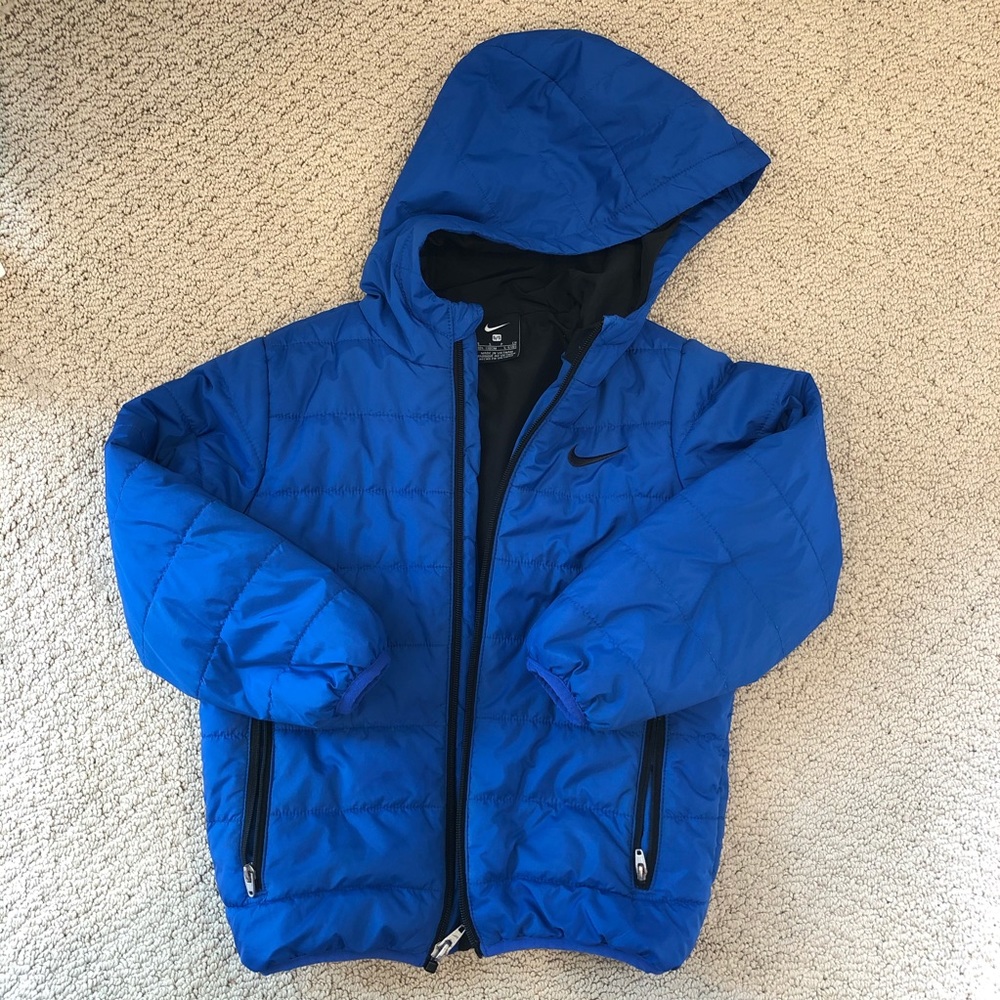 EUC Nike Full-Zip Puffer Jacket, kid Size 5